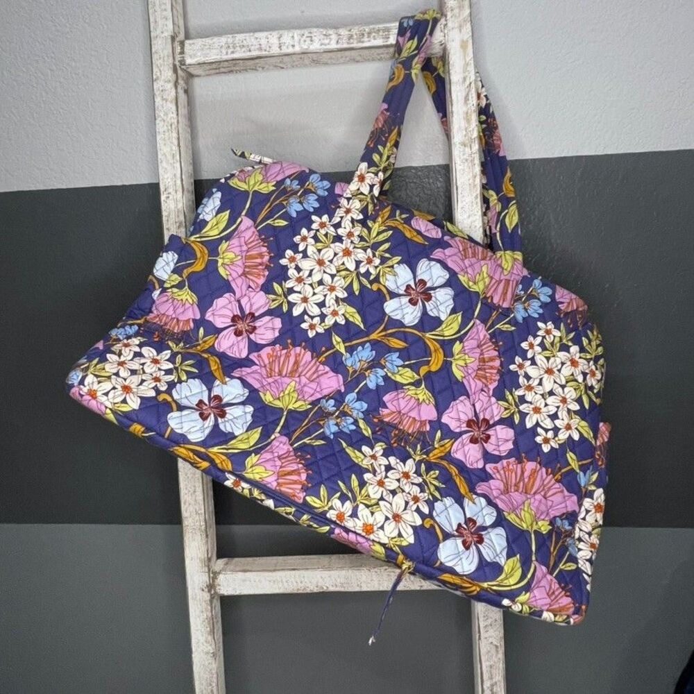 Vera Bradley Coffee Garden Large Weekender Travel Bag & Essential Grand Tote NWT - Picture 9 of 14